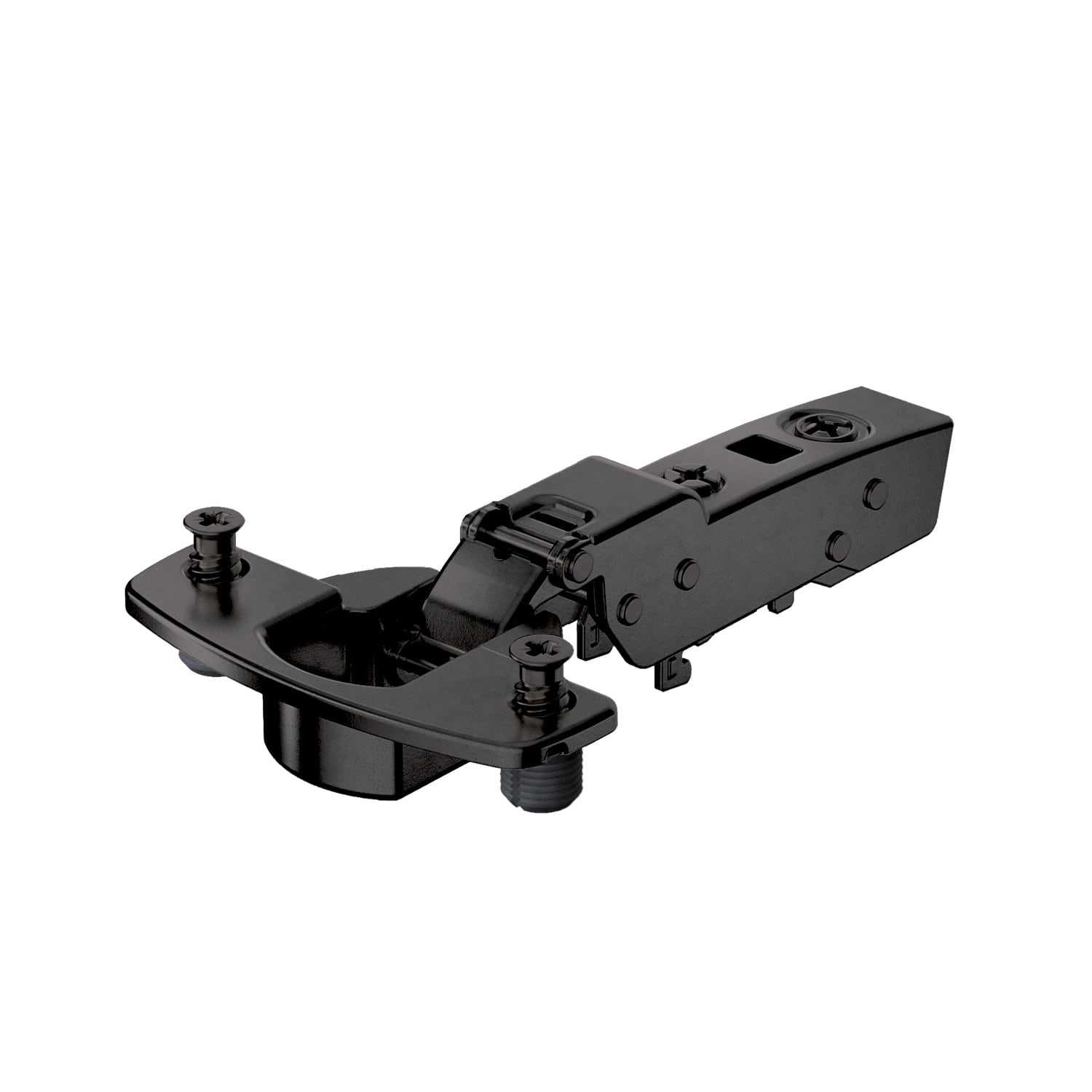 HETTICH Sensys Dicktürscharnier, Türdicke bis 32 mm, ohne Schließautomatik (Sensys 8661), obsidianschwarz, 9091787