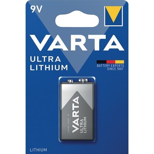 VARTA Batterie ULTRA Lithium 9 V 6LP3146 1150 mAh 6122 1 St./Bl.VARTA