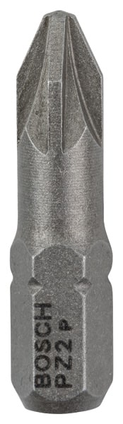 BOSCH Schrauberbit Extra-Hart PZ 2, 25 mm, 100er-Pack