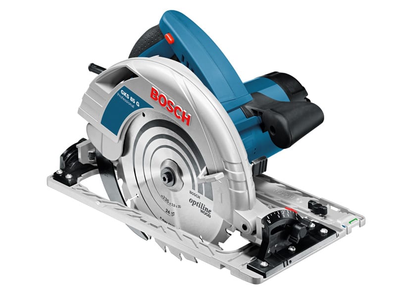 BOSCH Handkreissäge GKS 85 G + FSN 1400