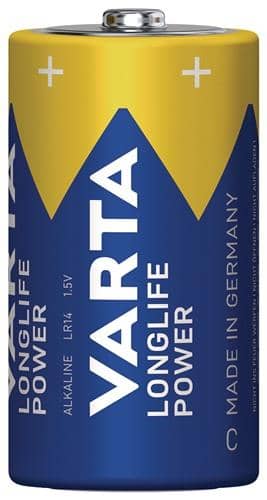 VARTA Batterie Longlife Power C Bli 2 1,5V C-AM2-Baby 7800 mAh 3LR12 4914 2 St./Bl.