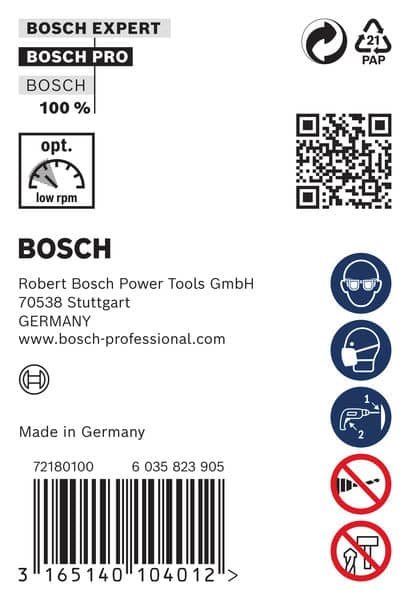 BOSCH Schalungs- und Installationsbohrer, SDS plus, 16 x 600 mm
