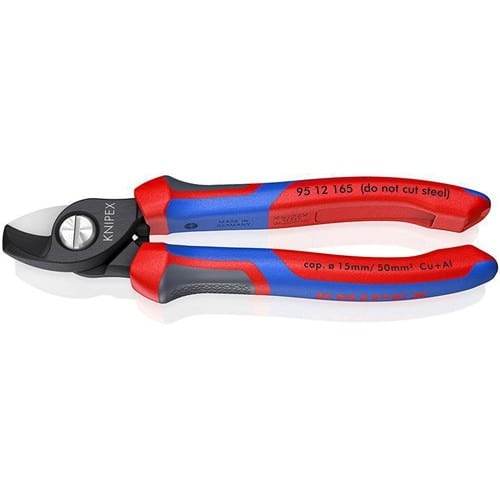KNIPEX Kabelschere L.165mm Mehrkomp.-Hüllen KNIPEX
