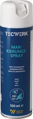 TECWERK Markierungsspray weiß 500ml Spraydose TECWERK