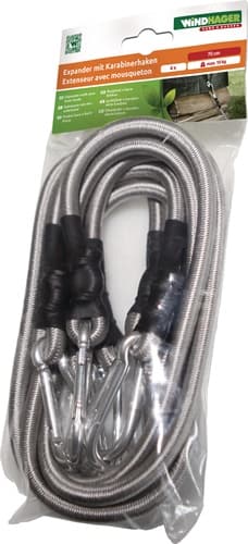 WINDHAGER Expanderseil 4 Expander u.8 Karab.L.70cm WINDHAGER