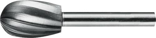 PFERD TOOLS Frässtift O1625 D.16mm Kopf-L.25mm Schaft-D.6mm HSS Verz.ALU PFERD