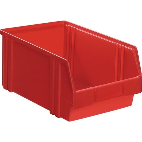 LA-KA-PE Sichtlagerkasten LK L290/266xB140xH130mm PS rot LA-KA-PE