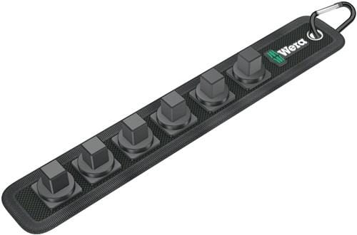 WERA Textilgurt Belt C 6teilig L275xB45mm m.Klettstreifen f.1/2Zoll Nüsse Wera