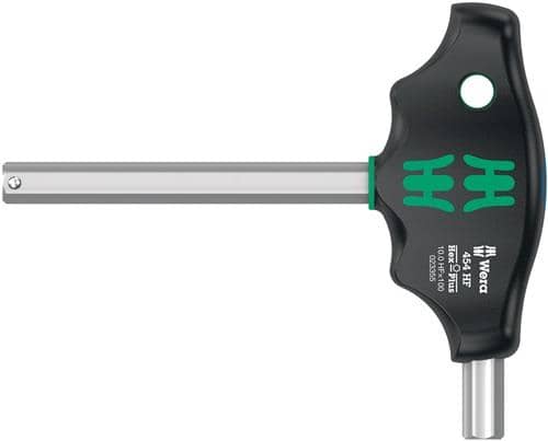 WERA Sechskantschraubendreher 454 HF SW 5mm Klingen-L.100/20 (kurzer Schenkel)mm