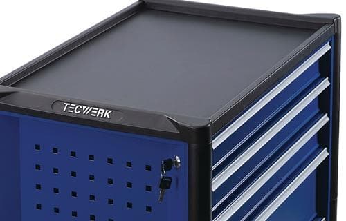 TECWERK Werkzeugwagen TREND 2.0 B745xT475xH950mm 300kg 6Schubl.unbest.Stahlbl.TECWERK