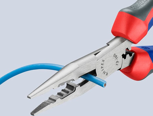 KNIPEX Verdrahtungszange L.160mm 0,5-0,75/1,5/2,5mm² pol.Comfort-Griff KNIPEX