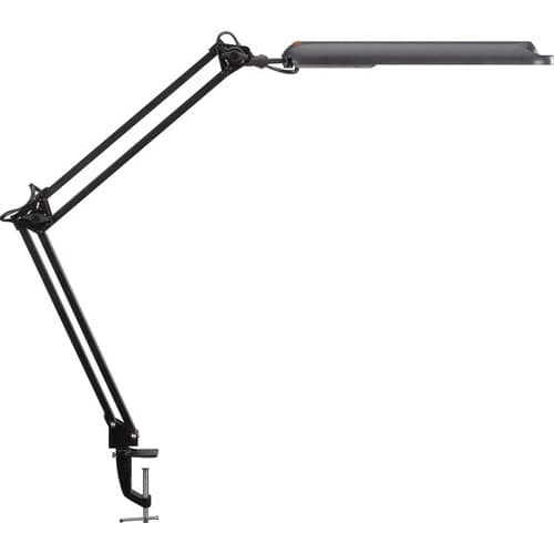 Schreibtischleuchte Metall/Ku.schwarz H.max.380mm m.Tischklemme m.LED