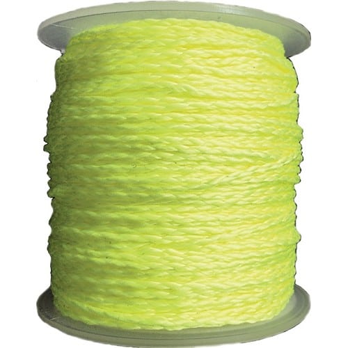 Pflastererschnur L.100m D.1,7mm 30kg PP gelb,fluoresz.
