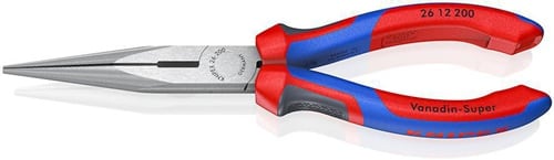KNIPEX Flachrundzange L.200mm pol.ger.Comfort-Griff KNIPEX