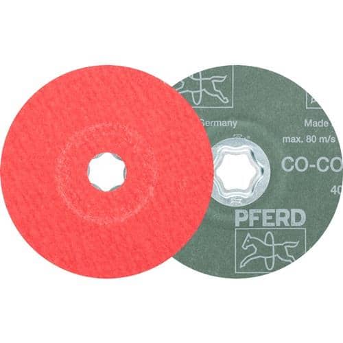 PFERD TOOLS Fiberscheibe COMBICLICK CO-COOL D.125mm K.60 INOX/Alu.Keramikkorn PFERD