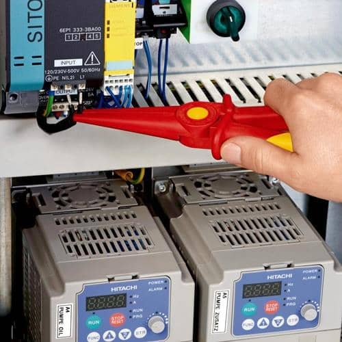 KNIPEX Flachrundzange Gesamt-L.220mm KU.glasfaserverst.m.Weichkunststoff-Zone KNIPEX