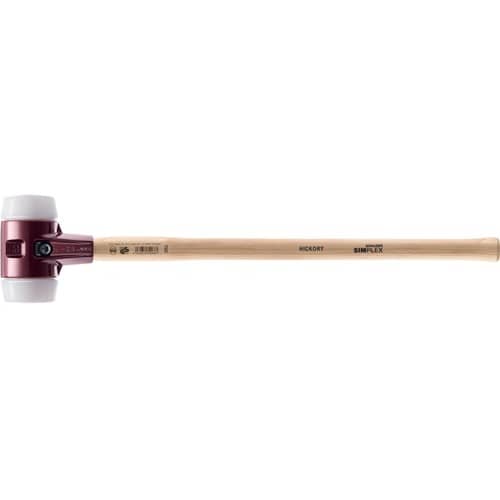 HALDER Vorschlaghammer SIMPLEX Kopf-D.100mm L.1000mm mittelh.Superplastik weiß