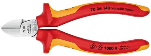 KNIPEX Seitenschneider L.140mm VDE Mehrkomp.-Hüllen KNIPEX