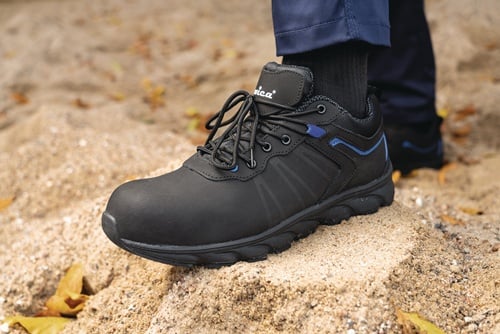 WICA Sicherheitsschuh VEZZO Gr.45W.10,5 schwarz/blau S3 SRC EN20345 Action-Nubuk WICA