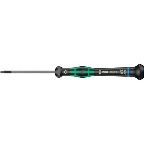WERA Elektronik-Feinmechanik-Schraubendreher 2054 6-KT.2mm Klingen-L.60mm WERA