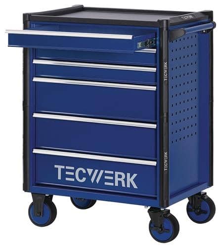TECWERK Werkzeugwagen TREND 2.0 B745xT475xH950mm 300kg 6 Schubl.152-tlg.Stahlbl.TECWERK
