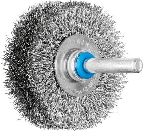 PFERD TOOLS Rundbürste RBU 5015/6 INOX 0,20 D.50mm 6mm Drahtstärke 0,2mm VA 15mm 15000min-¹