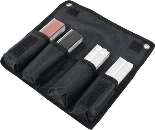 Rohr-/Schutzbacken-Set 8 teilig in Tasche Aluminium HEUER