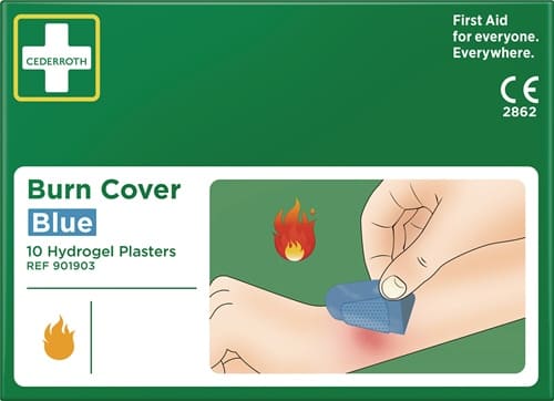 CEDERROTH Pflaster Burn Cover Hydrogel 10 Pflaster/Pack CEDERROTH