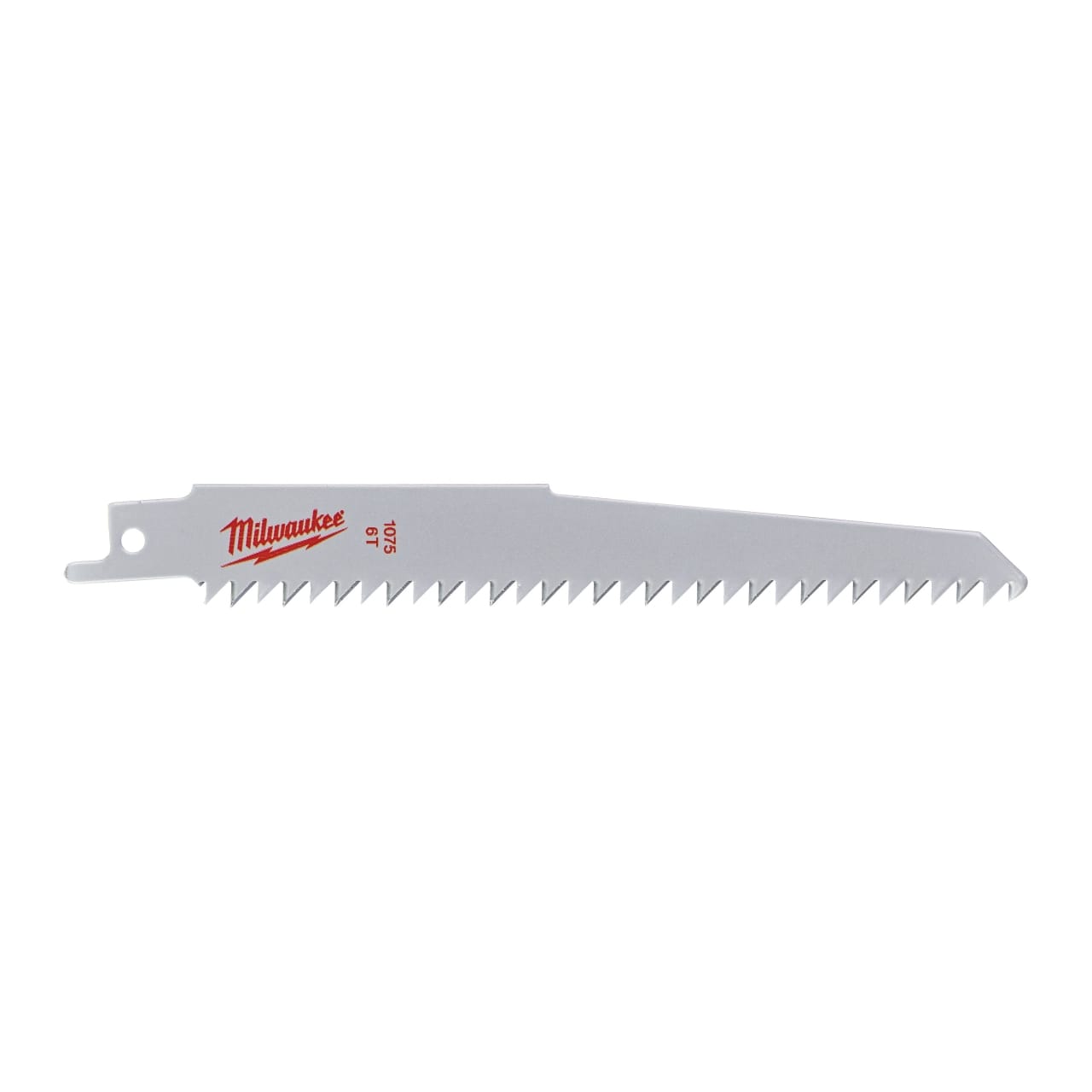 MILWAUKEE 150 x 4,2 mm (6 TPI), unlackiert Säbelsägeblatt Holz - ideal für gerade, schnelle Schnitte in Nassholz