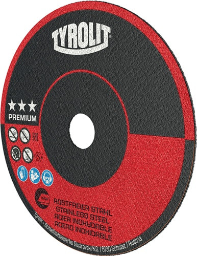 Trennscheibe PREMIUM D.50mm Scheibenstärke 1mm ger.Bohr.10mm TYROLIT