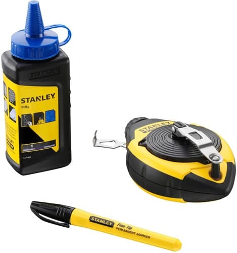 STANLEY Schlagschnurset FATMAX Schnur-L.30m Kunststoffgehäuse Schnelleinzug 3:1 STANLEY