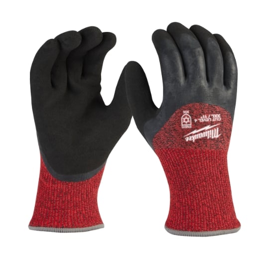 MILWAUKEE Größe 11 (XXL) 12er Pack Kälte-Schnittschutzhandschuhe Klasse D