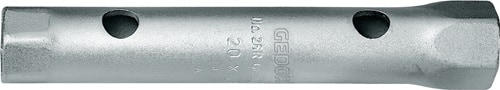 GEDORE Rohrsteckschlüssel 26 R SW 20x22mm L.165mm Bohrungs-D.12,5mm verchr.GEDORE