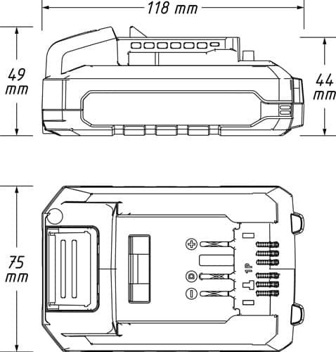 HAZET Akku 9500-025 18V 2,5Ah HAZET