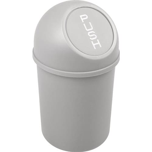 HELIT Abfallbehälter H375xØ214mm 6l lichtgrau HELIT