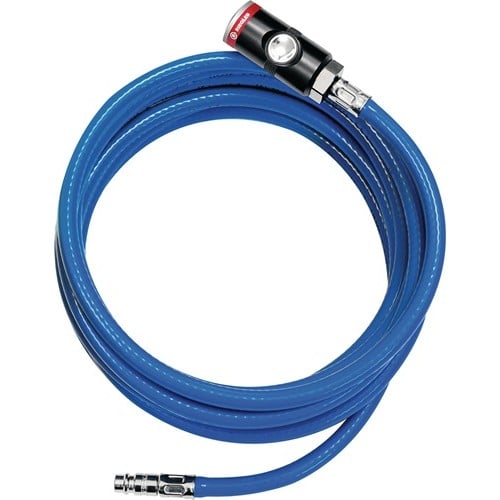 RIEGLER Soft-PVC-Druckluftschlauchset ID 9mm AD 14,5mm L.10m Sicherheitskuppl.DN 7,4