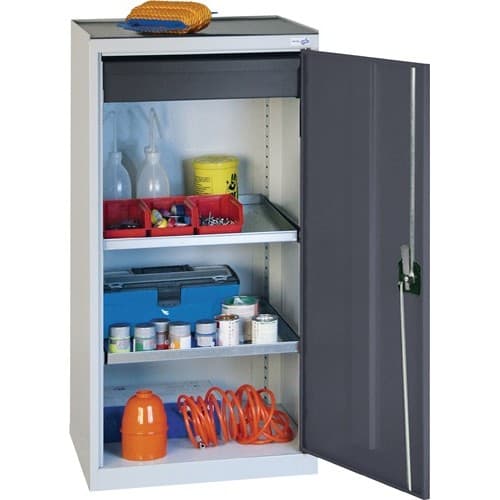 STUMPF Werkzeug-/Beistellschrank H1000xB500xT500mm 1Schubl.,2Bd.lichtgrau/anthrazitgrau
