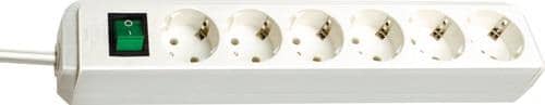 BRENNENSTUHL Steckdosenleiste Eco Line 16 A 250 V Steckd.6 1,5m H05VV-F 3x1,5mm² BRENNENSTUHL