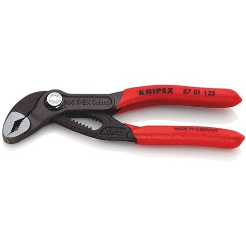KNIPEX Wasserpumpenzange Cobra® L.125mm Spann-W.27mm pol.Ku.-Überzug KNIPEX