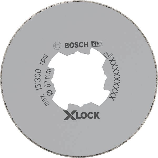 BOSCH Diamanttrockenbohrer X-LOCK Best for Ceramic Dry Speed, 67 x 35 mm