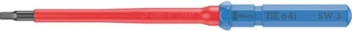 WERA Wechselklingen KK VDE 64 i TiE SW 3mm L.157mm Hex-Plus Black Point 6-kant 9mm