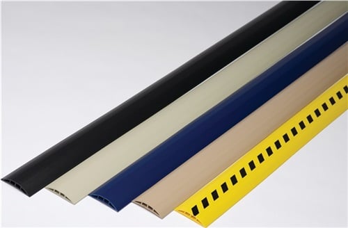 EHA Kabelbrücken L3000xB75xH12mm Ku.grau m.Doppelklebeband