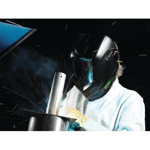 OPTREL Schweißerschutzhelm neo p550 unlackiert 90x110mm EN 379 DIN 4/9-13 Krt.OPTREL