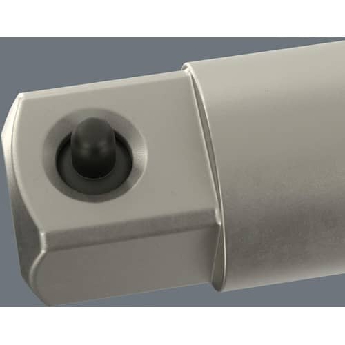 WERA Adapter 870/4 Antriebs-6-KT.1/4 Zoll Abtriebs-4-KT.3/8Zoll CV-Molybdän stahlgrau
