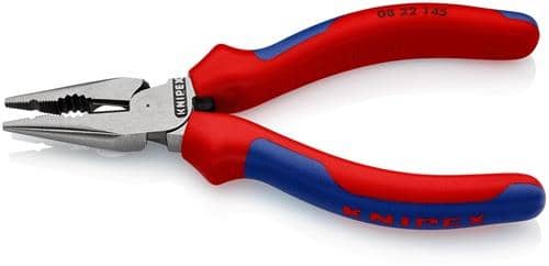 KNIPEX Spitzkombizange L.145mm pol.Comfort-Griff schwarz atram.KNIPEX