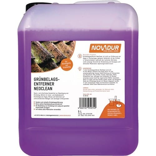 NOVADUR Grünbelagentferner NeoClean Konzentrat 5l NOVADUR