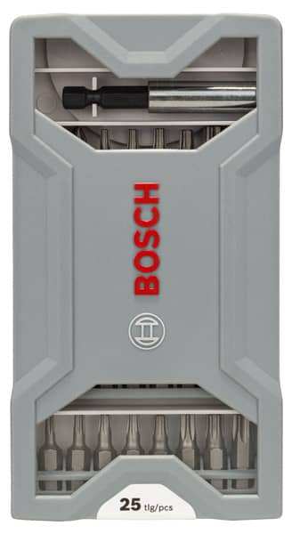 BOSCH Schrauberbit-Set, 25-teilig, 25 mm, 49 mm, mit Bitholder