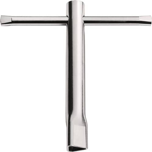 TECWERK Dreikantsteckschlüssel DIN 22417 A Gr.M8 L.125mm verz.TECWERK