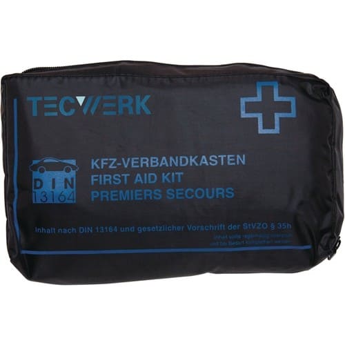 TECWERK KFZ Verbandtasche ultraTRAFFIC BAG B150xH70xT240ca.mm schwarz TECWERK