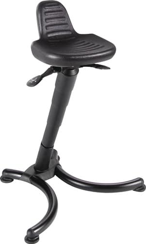 MEY Stehhilfe PU-Schaum Sitz-H.630-840mm STA schwarz Rückstütze MEY